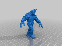 gratuită de Characters & Creatures STL Descărcare - steampunk - cyberpunk yeti #2 - suporturi parțiale - SMT_M 🦊