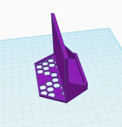 Hexagon Wall Shelf (command strip)