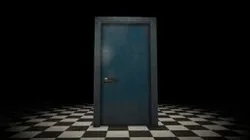 Low poly door #02
