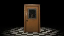 Low poly door #03