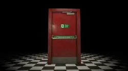 Low poly door #04