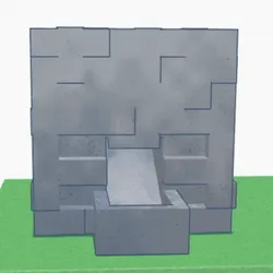 Minecraft Skeleton dice tower