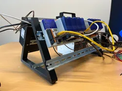 Strong DIN rail prototyping rack | 4 sizes
