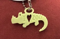 Crocodile tag smaller for keychains