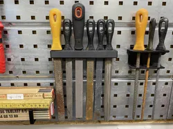 Flat tool holder for Raaco tool wall panel