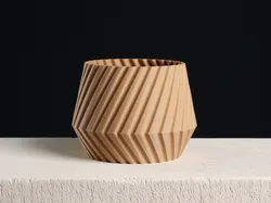 Geometric Plant Pot - Vase mode & Shelled