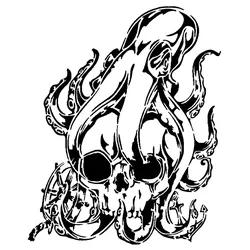 Gratis Digital Art STL indir - Octopus Schedel sjabloon - SMT_M 🦊