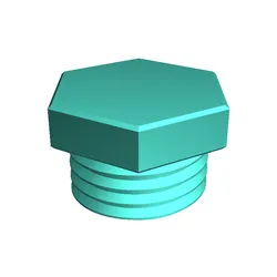 Gratis Tools & Spare Parts STL indir - Schroefbout muurhaak - Oscavarian