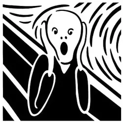 gratuită de Digital Art STL Descărcare - Șablonul Scream - SMT_M 🦊