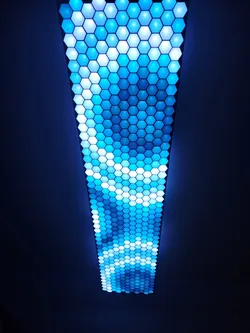 Hexagonal light panel