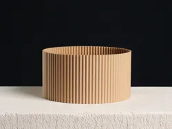 Ribbed Bowl Planter, Vase Mode Plant Pot