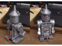Scale walking "Remco" Tin Man robot