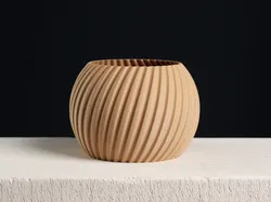Sphere Planter Striped - (Vase Mode)