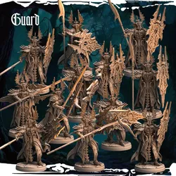 Dark Elf Guard - 12 poses - Army of Darkness: Dark Elves