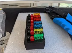 Fused Anderson Powerpole supply block