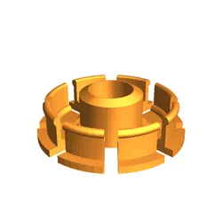 gratuită de 3D Printer Parts STL Descărcare - Parametric Spool Hub Remix - ericgus