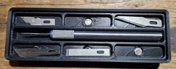 Gridfinity Scaple and Blade Bin