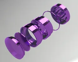 Herb Grinder - 4 Piece with Screen