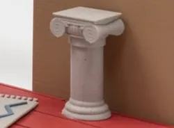 Ionic Column Bust Stand