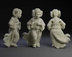 Lil' Leia Netsuke
