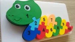 Snake - inserting puzzle for kids