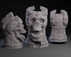 Wicked Skull Dice Tower.