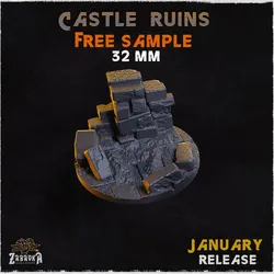 Castle Ruins - Bases & Toppers (Free Sample)