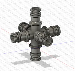 Garden hose X+I coupler