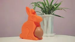 Home Decorations & Ornaments STL indir - Konijn Ei Bank (Spaarvarken) - Thecko