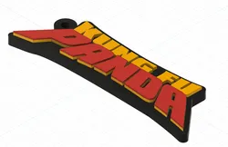 Jewelry & Accessories STL indir - kung fu panda sleutelhanger - Gominolozgz