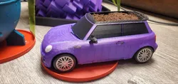 Mini Cooper Planter With Tray