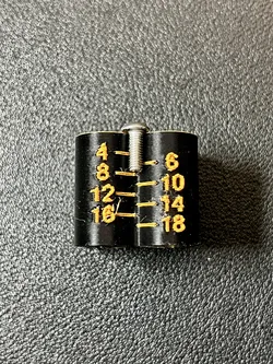 Screw size tool