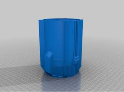 SpaceX Booster7 (high detail) 1:100 Rocket for Ship24