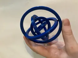 5 Ring Gyroscope (smooth spinning)