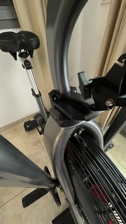 Assault Bike phone and tablet mount