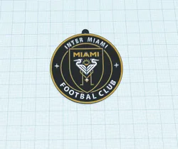 Badges & Coins STL Descărcare - INTER MIAMI v2 - ENG TEXT - SUAREZ3D
