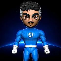 Characters & Creatures STL تنزيل - ريد ريتشاردز // فانتاستيك فور، بيدرو باسكال - Matteo Moscatelli