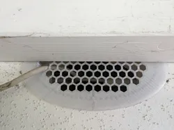 Elliptical ventilation cover