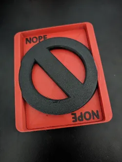 Exploding Kittens 'Nope Card' storage box