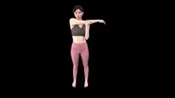 Female Scan - Amy Stretching Pose 23