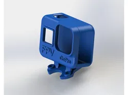 Gopro 8 camera mount for GEPRC MARK 4 quadcopter. 25 degree angle
