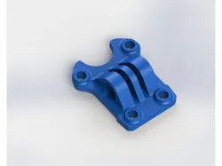 GoPro Camera Mount on the frame of the GEPRC Mark4 quadcopter