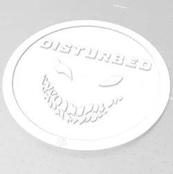 Home Decorations & Ornaments STL Download - Disturbed Wall Artby Myke Michael