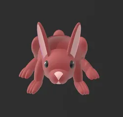 Home Decorations & Ornaments STL Download - rabbit planterby Mr3DBeast