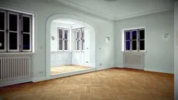 Old vintage mid century apartment room 4k PBR