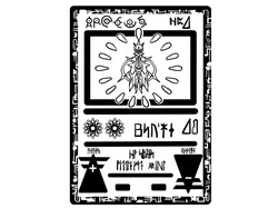 PkMN Card Arceus-Wall Mount