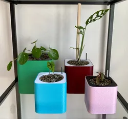 Self Watering Semi Hydroponic Planter (Parametric)