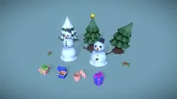 Stylized Christmas Pack v.1 | Game-Ready Assets