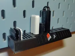 USB and SD card holder for Skadis