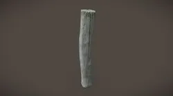 Wooden post